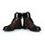 Louis Vuitton, wonderland flat rangers in monogramma Marrone Nero - vista 3