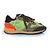 Sneaker in pizzo e suede Rockrunner di Valentino Garavani Verde Arancione - vista 5