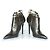 Botas de tobillo de cuero metálico Bottega Veneta - vista 4