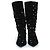Botas arrugadas de ante rockstud Valentino Garavani Negro - vista 5