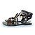 Sandali incrociati Monogram Louis Vuitton Marrone Nero - vista 2