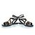 Sandali incrociati Monogram Louis Vuitton Marrone Nero - vista 6