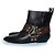 Botines de cuero Rhapsody de Louis Vuitton Castaño Negro