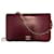 Pochette Chanel in pelle rosso scuro Bordò  - vista 1