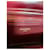 Pochette Chanel in pelle rosso scuro Bordò  - vista 11