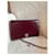 Pochette Chanel in pelle rosso scuro Bordò  - vista 5