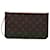 Louis Vuitton Neverfull pouch Brown Cloth  ref.2073556
