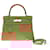Hermès HERMES Kelly 28 Bag in Golden Leather - 102536  ref.2073943