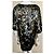 Diane Von Furstenberg DvF Claire Samtkleid mit floralem Muster Schwarz Mehrfarben - Ansicht 3