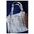 Borsa a mano Chanel in nylon Eggshell Bianco sporco - vista 4