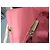 Chanel 19 Borsa Flap in agnello rosa - vista 19