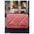 Chanel 19 Borsa Flap in agnello rosa - vista 2
