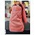 Chanel 19 Borsa Flap in agnello rosa - vista 6