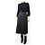 Eric Bompard Black denim pleated midi skirt - size S - view 2