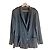 Blazer Gucci de seda verde azul con botones dorados