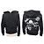 NOVO PULL CHANEL P63299 MOLETOM CAPUZ GRAFFITI COCO CAMELIA CAMBON M 50 Preto
