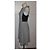 Abito midi DKNY nero e bianco - vista 3