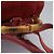 Bamboo Zaino Gucci in pelle scamosciata rossa e oro 003 2852 0030 0 Auth th5663 Rosso D'oro - vista 7
