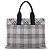 Borsa a mano Burberry Nova Check Blue Label in nylon viola argento autentica hs1699 Porpora - vista 13