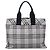 Borsa a mano Burberry Nova Check Blue Label in nylon viola argento autentica hs1699 Porpora - vista 2