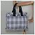 Borsa a mano Burberry Nova Check Blue Label in nylon viola argento autentica hs1699 Porpora - vista 20