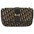 Christian Dior Trotter Canvas Shoulder Bag Navy Gold Auth 115041 Golden Navy blue - view 13