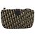 Christian Dior Trotter Canvas Shoulder Bag Navy Gold Auth 115041 Golden Navy blue - view 2