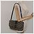 Christian Dior Trotter Canvas Shoulder Bag Navy Gold Auth 115041 Golden Navy blue - view 21