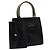 Borsa a mano in pelle nera Salvatore Ferragamo Auth BD145 Nero