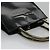 Borsa a mano in pelle nera Salvatore Ferragamo Auth BD145 Nero - vista 6