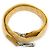 Trim Hermès Charm per borse HERMES T. Pelle Giallo - vista 5