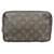 Trousse Toilette 28 Louis Vuitton Marrom Lona  ref.2079263
