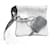 clochette et tirette hermès gris mouette kelly sellier 21cms dustbag neuve cadenas argenté palladié  palladié  - vue 1