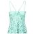 Vestido de seda estampada Emporio Armani Turquesa - vista 3