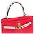 Hermès HERMES Kelly 25 Bag in Red Leather - 102545 - view 7