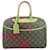 Bolsa Deauville em canvas Monogram Louis Vuitton M47270 Marrom Couro  ref.2079413