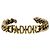 Bracciale Curb Chain J'Adior di Dior Bronzo