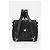 Zaino medio trapuntato Mulberry Cara Delevigne in pelle nera - vista 5