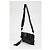Borsa a tracolla pieghevole con frange Anya Hindmarch in pelle nera Nero - vista 11