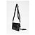 Borsa a tracolla pieghevole con frange Anya Hindmarch in pelle nera Nero - vista 17