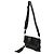 Borsa a tracolla pieghevole con frange Anya Hindmarch in pelle nera Nero - vista 2