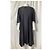 Vestido midi suelto Balenciaga en poliamida negra Negro