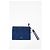 Pochette in cotone blu con logo impresso Anya Hindmarch - vista 13