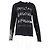 T-shirt a maniche lunghe con stampa grafica Balmain in cotone nero - vista 4