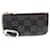 Louis Vuitton Canvas Key Pouch N60155 Black Cloth  ref.2079587