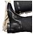 Hermès HERMES Stiefel T.EU 37 Leder Schwarz - Ansicht 4