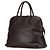 Hermès Marrone Clemence Bolide 35 Marrone scuro - vista 2