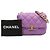Chanel Mini Borsa in Pelle di Agnello Viola con Catena Candy Porpora - vista 10