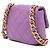 Chanel Mini Borsa in Pelle di Agnello Viola con Catena Candy Porpora - vista 2