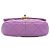 Chanel Mini Borsa in Pelle di Agnello Viola con Catena Candy Porpora - vista 3